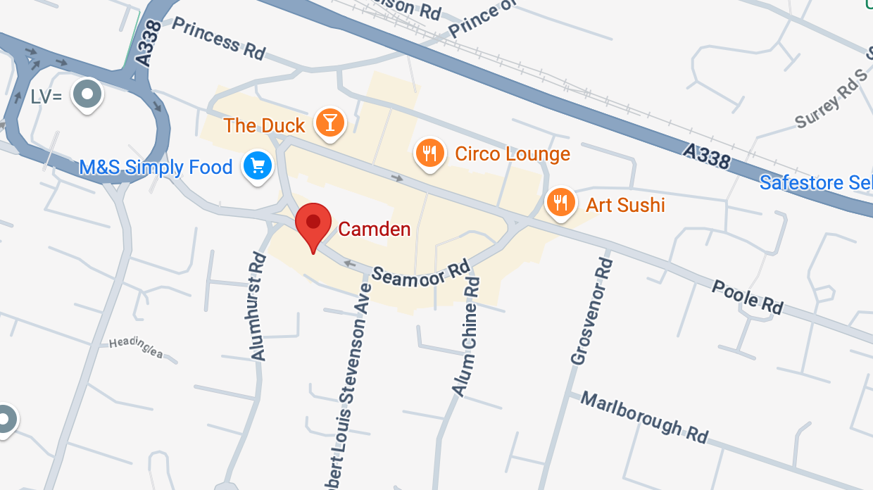 Map to Camden Bar